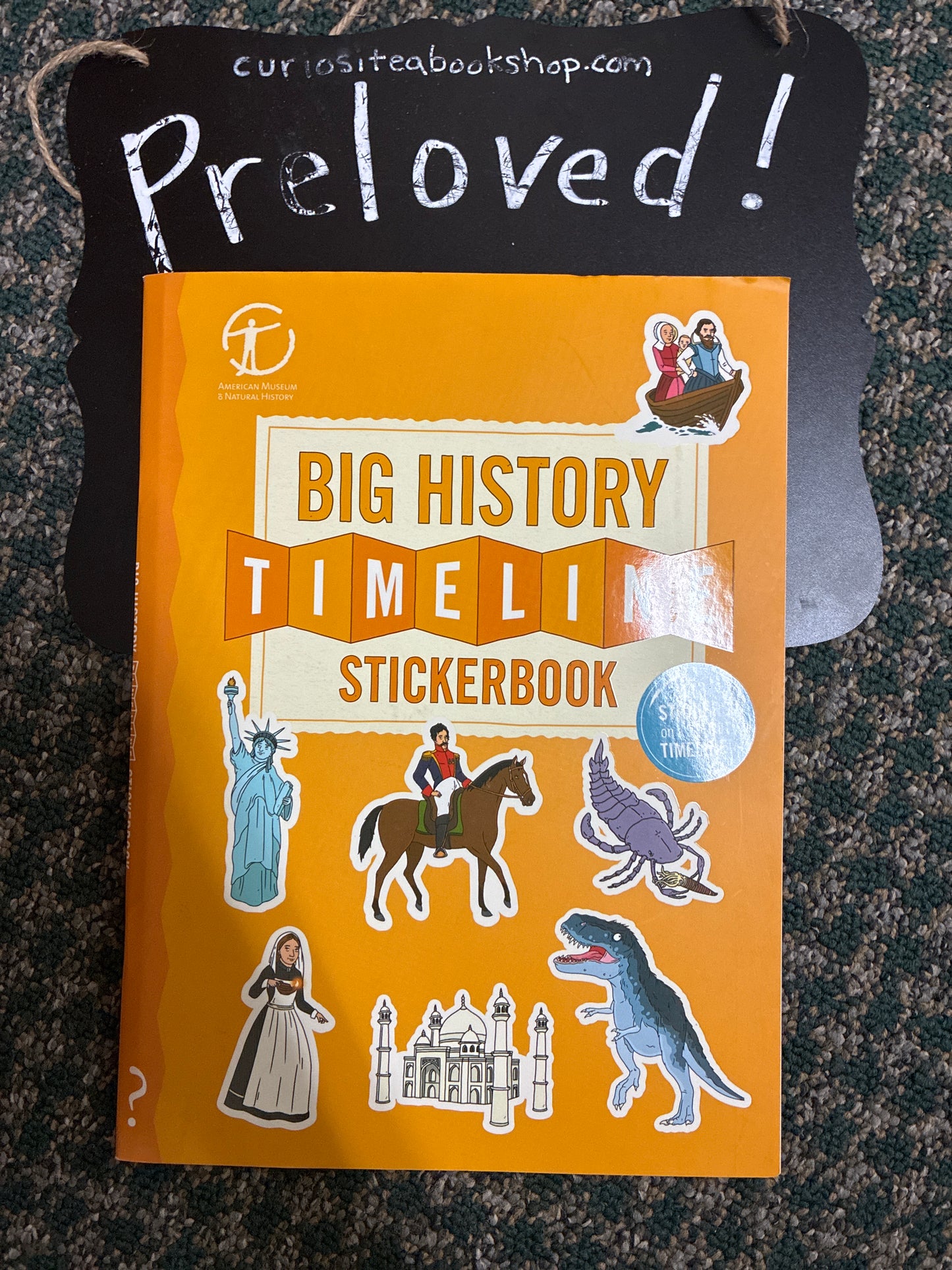 Preloved: The Big History Timeline Stickerbook: From the Big Bang to the present day; 14 billion years on one amazing timeline!