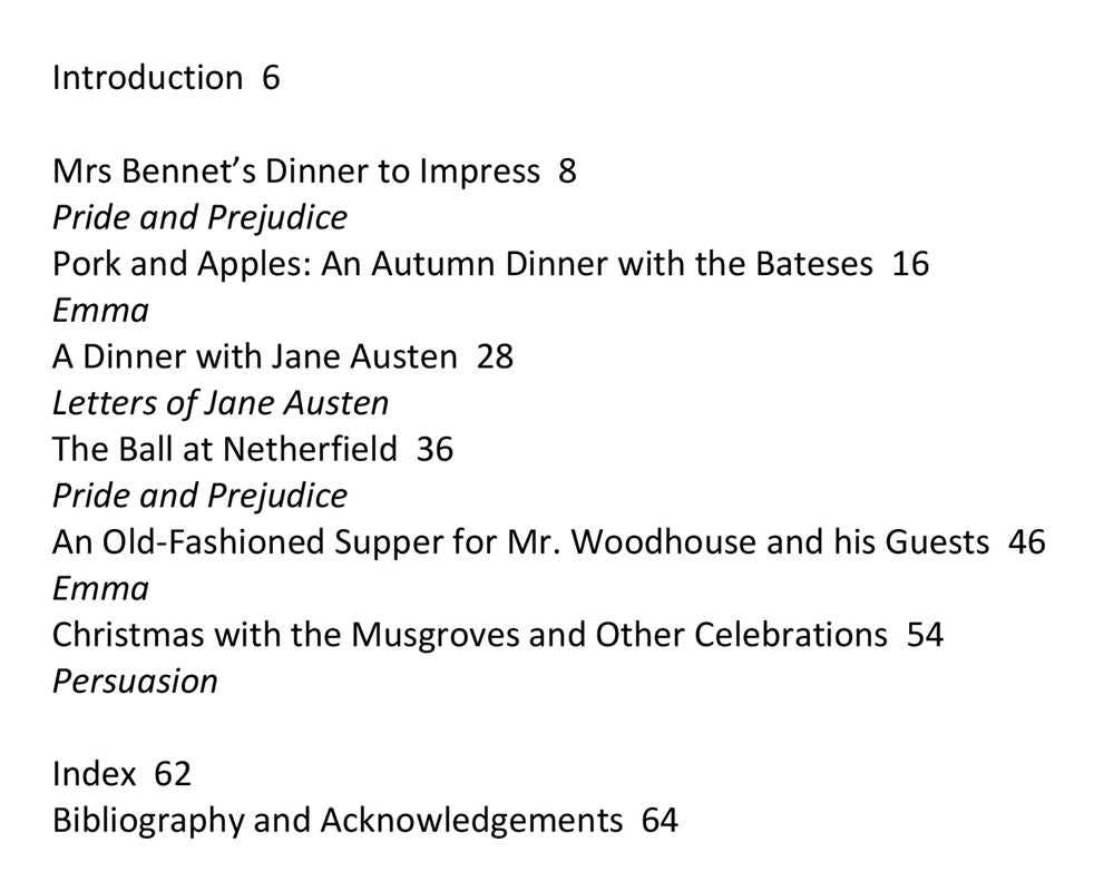 Dinner with Jane Austen by Pen Vogler