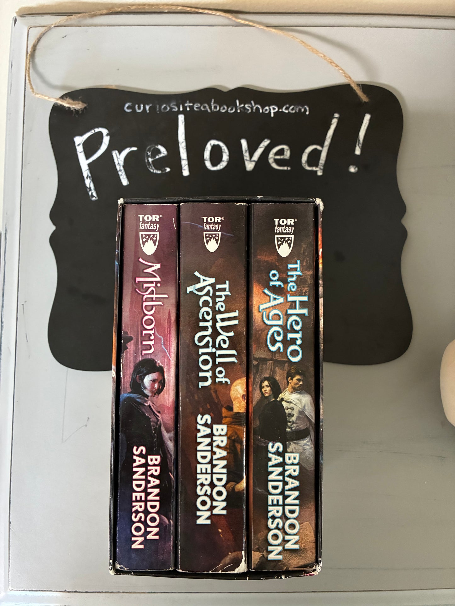 Preloved: Mistborn Trilogy Boxed Set (Mistborn, The Hero of Ages, & The Well of Ascension)