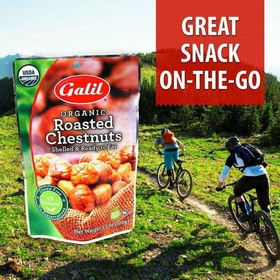 Organic Roasted Chestnuts | Shelled & Ready to Eat | 3.5 oz
