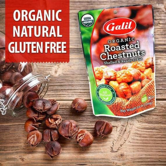 Organic Roasted Chestnuts | Shelled & Ready to Eat | 3.5 oz