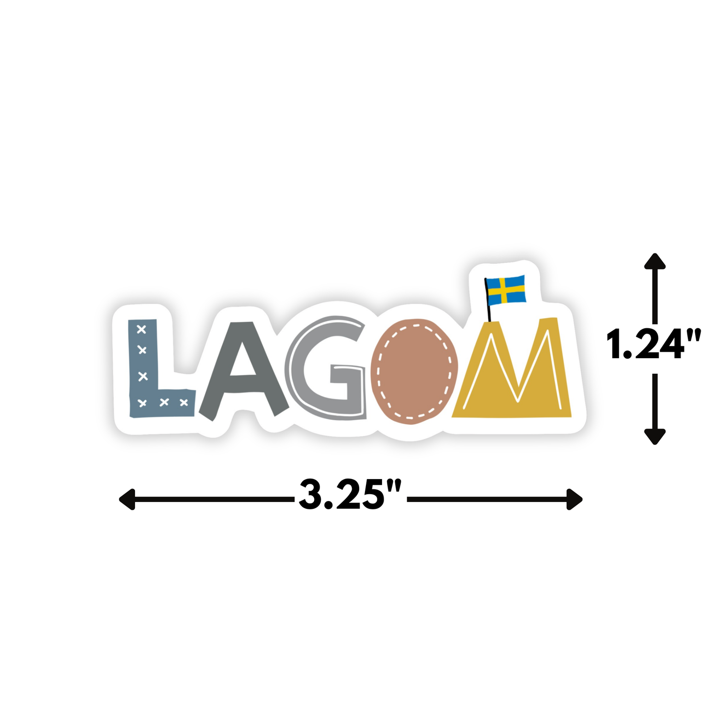Lagom | Swedish Balance Vinyl Sticker