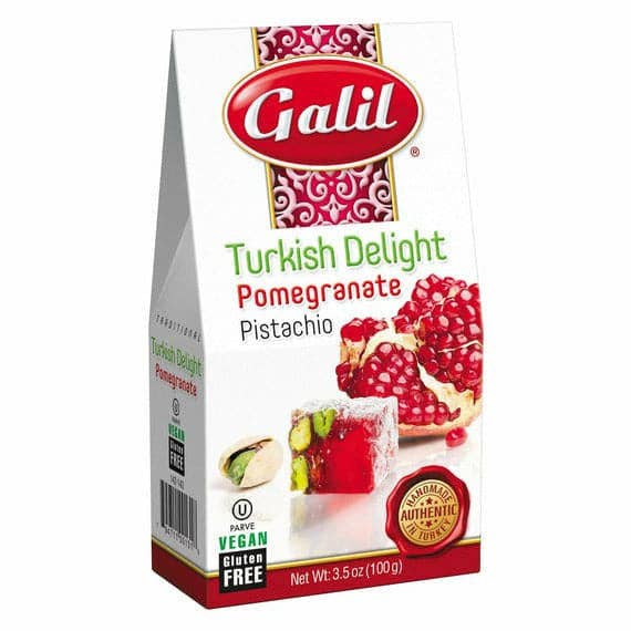 Pomegranate Pistachio Turkish Delight | 3.5 oz | Galil