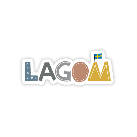 Lagom | Swedish Balance Vinyl Sticker