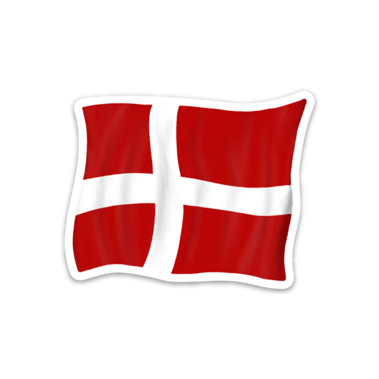Flag of Denmark - Sticker