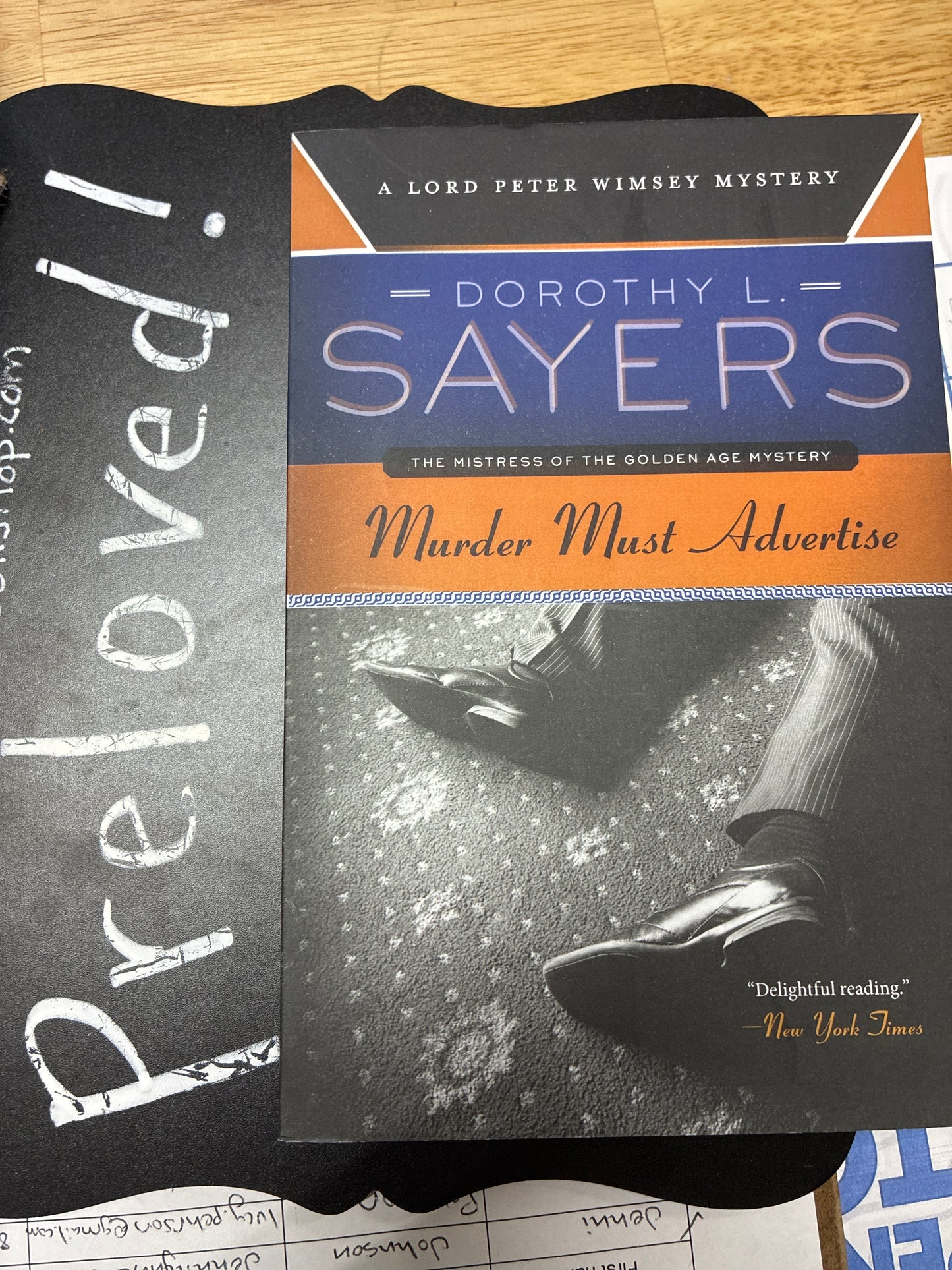 Preloved: Murder Must Advertise: A Lord Peter Wimsey Mystery – Classic Golden Age Whodunnit Set in 1930s London