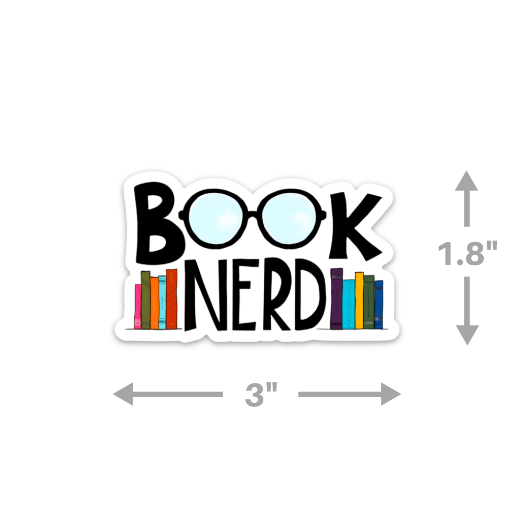 Book Nerd - Sticker