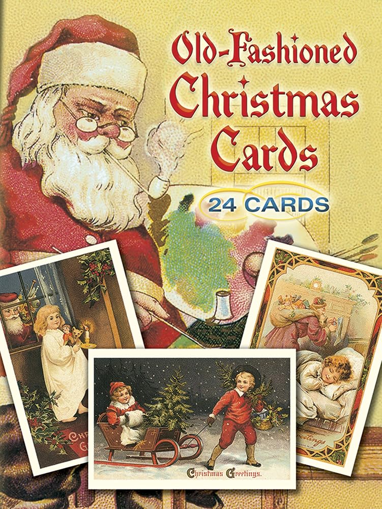 Old-Fashioned Christmas Cards: 24 Cards cover image