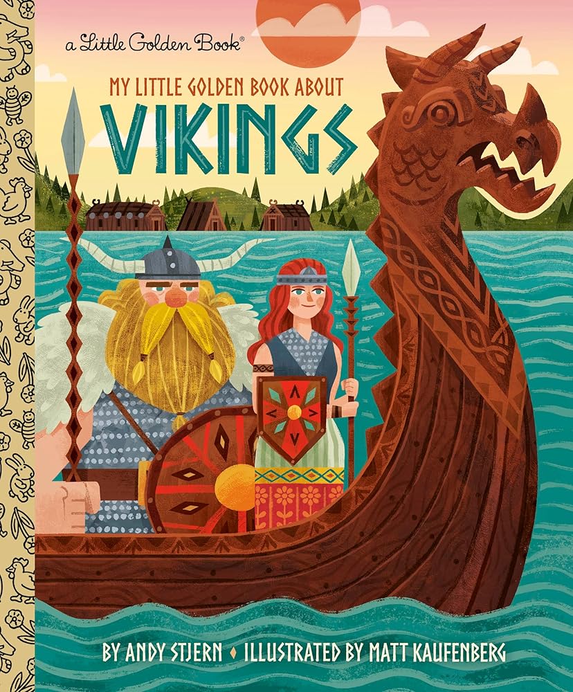 My Little Golden Book About Vikings cover image