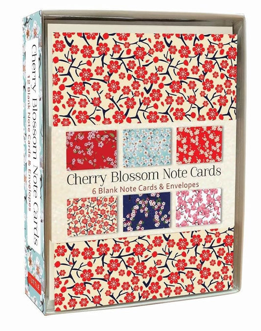 Cherry Blossom Note Cards: 12 Blank Note Cards & Envelopes (4 x 6 inch cards in a box) cover image