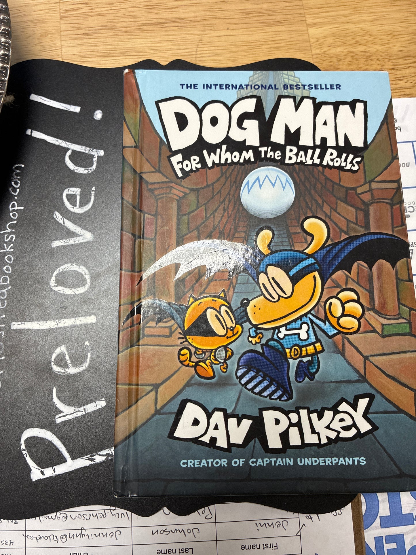 Preloved: Dog Man: For Whom the Ball Rolls: From the Creator of Captain Underpants (Dog Man #7) (Copy)