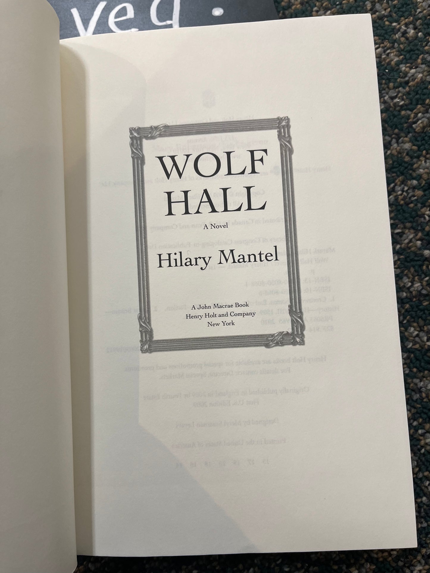 Preloved: Wolf Hall