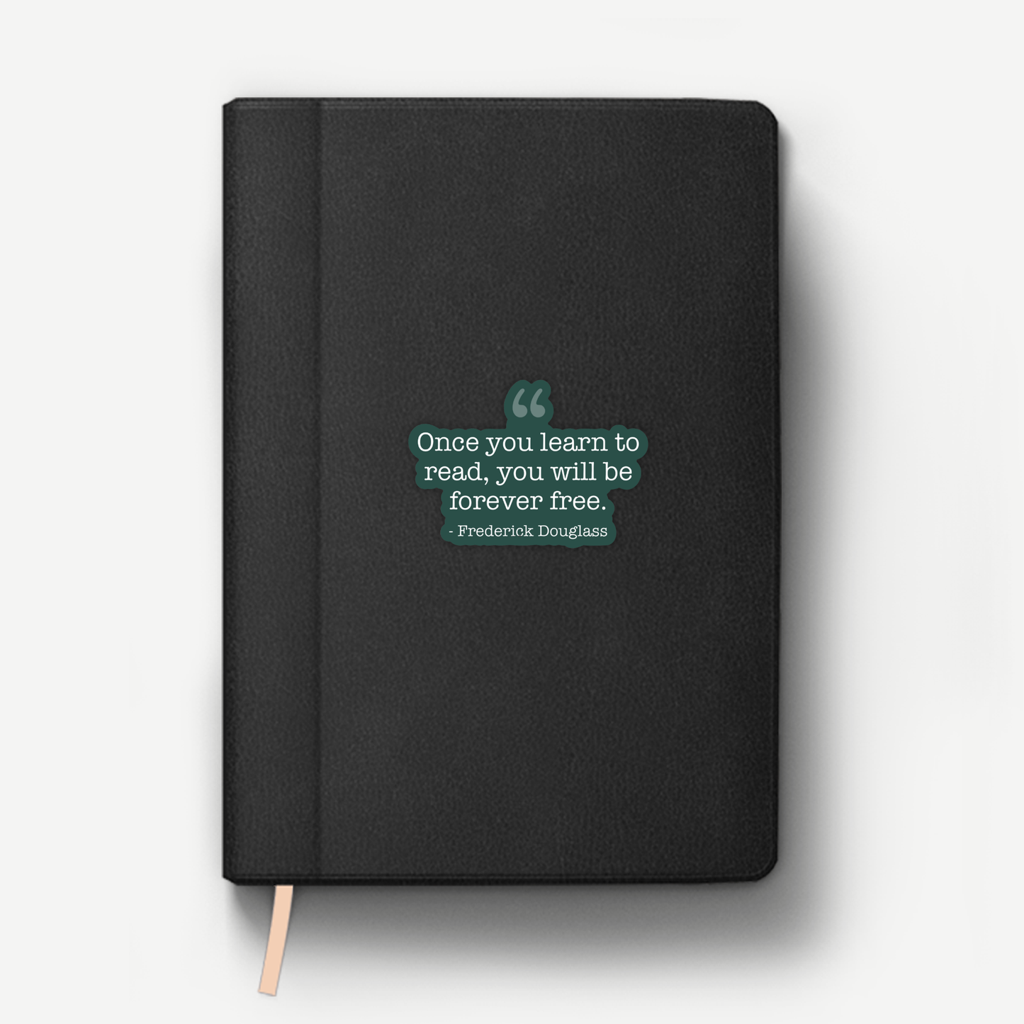 "Forever Free" Frederick Douglass Quote - Vinyl Sticker
