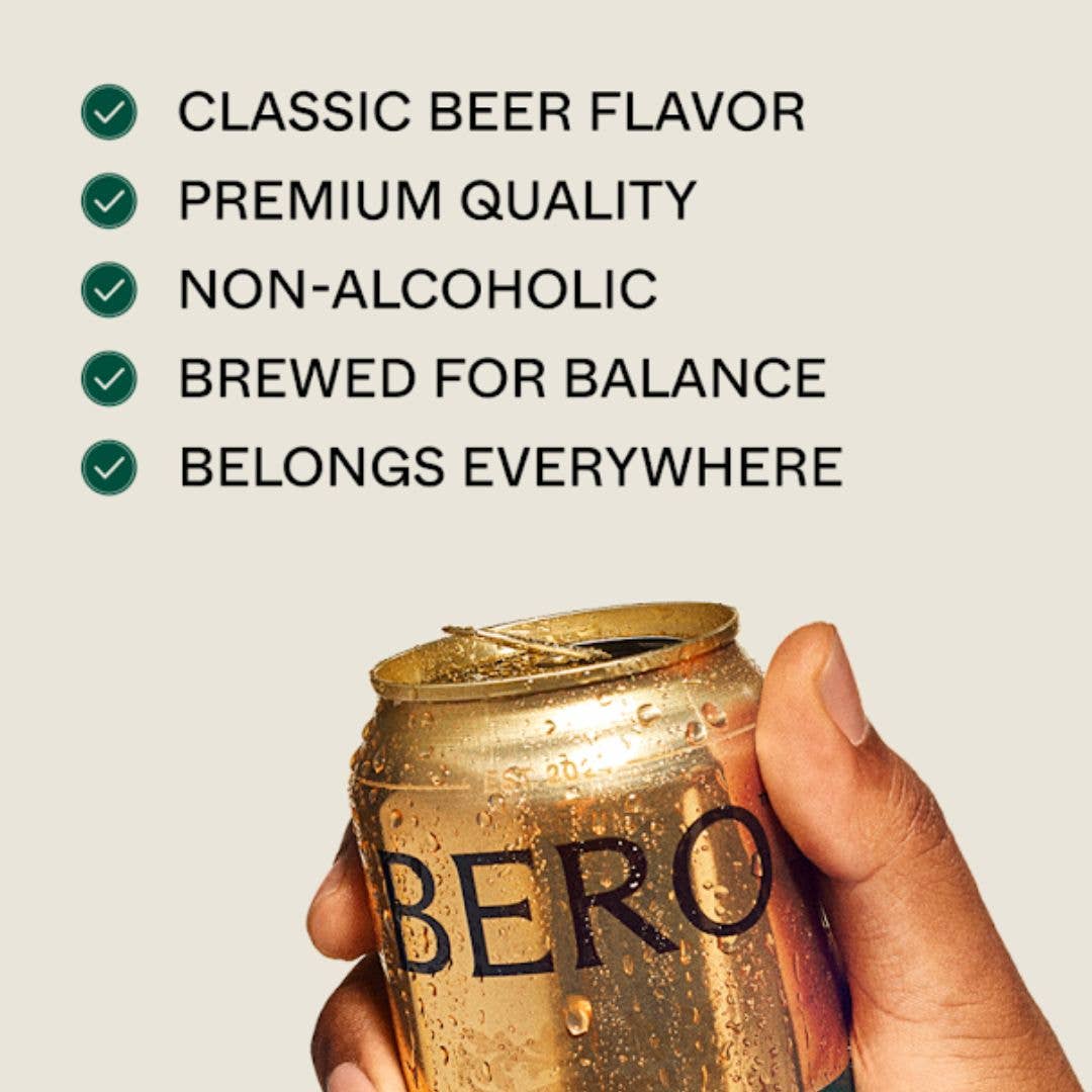 BERO Kingston Golden Pils - Premium Non Alcoholic Beer