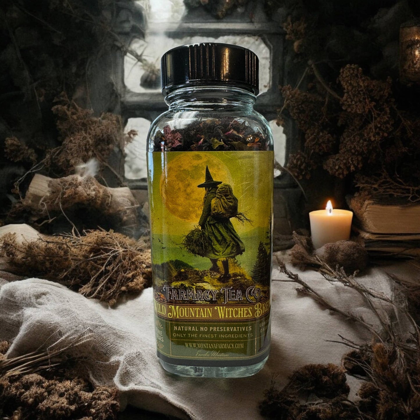 Wild Mountain Witch Witches Brew Tea Dark Academia Cottage