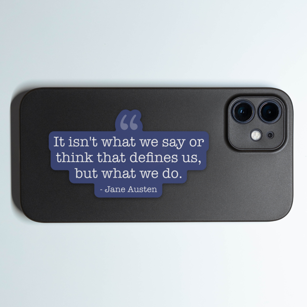 Quote - Jane Austen - Sticker