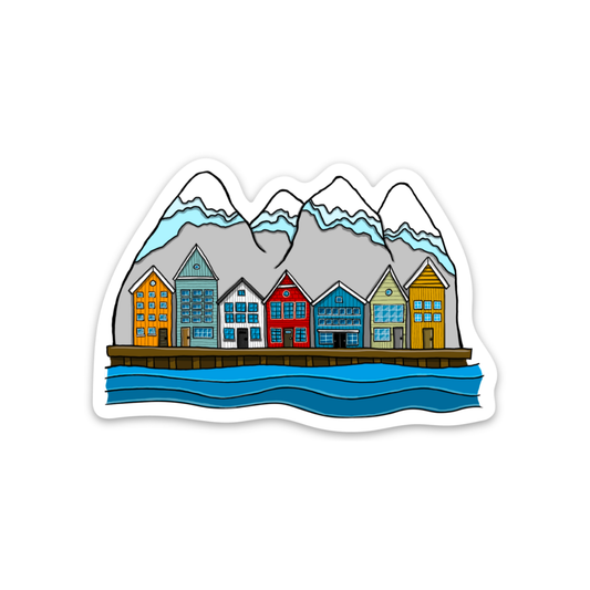 Norway Waterfront - Sticker
