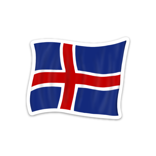 Flag of Iceland - Sticker