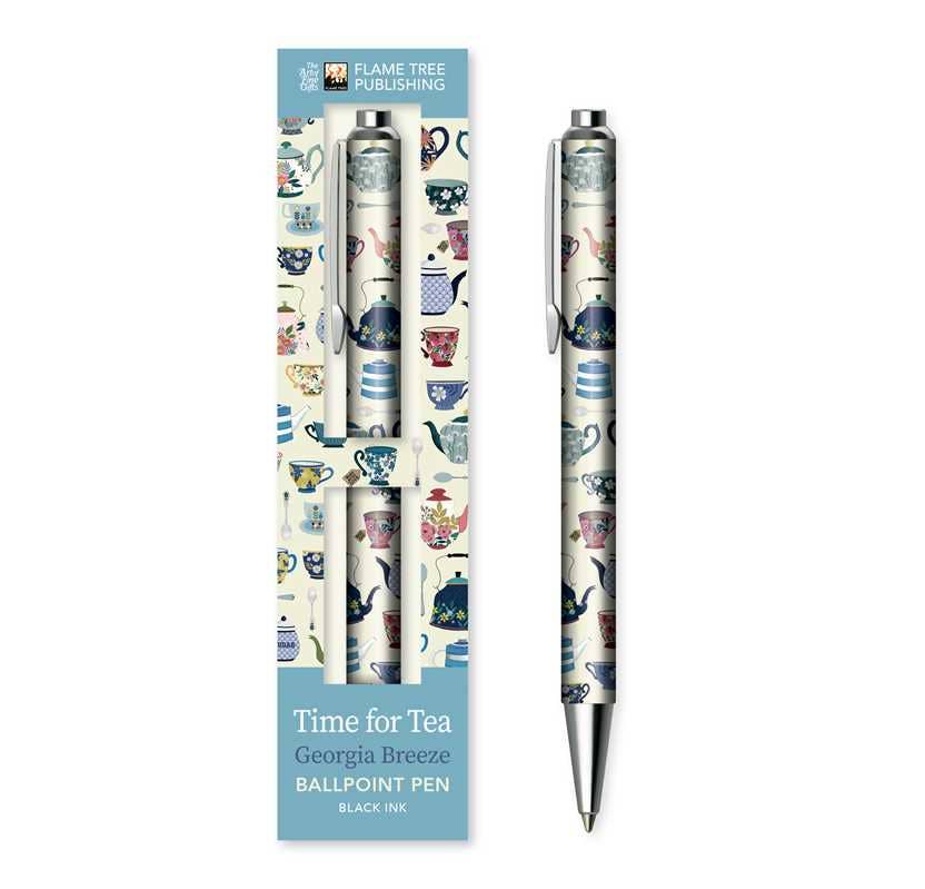Georgia Breeze: Time for Tea Boxed Decorative Ballpoint Pen by
